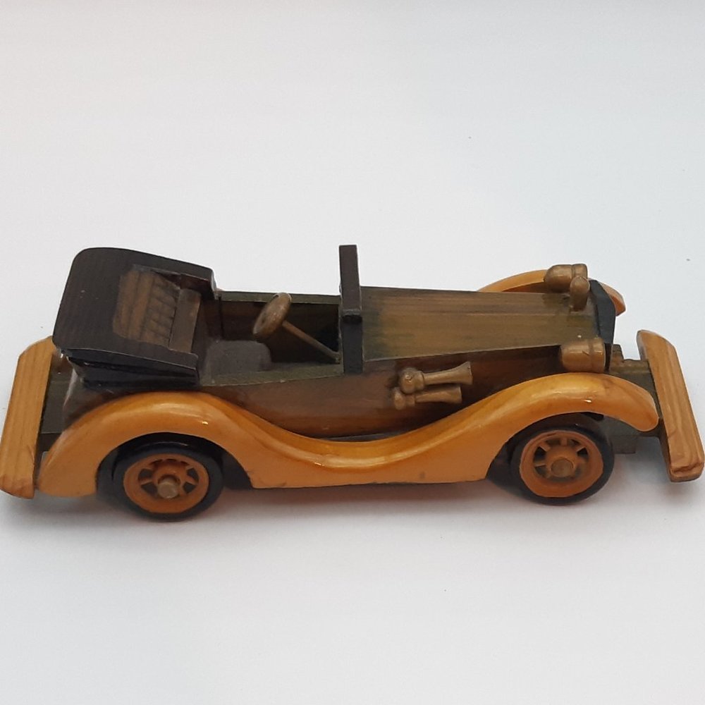 Vintage Wooden Model Car